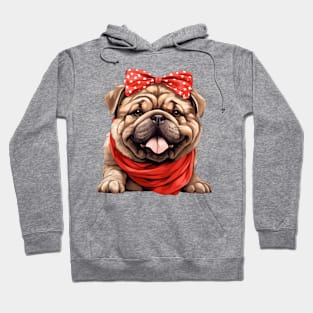 Fancy Chow Chow Dog Hoodie